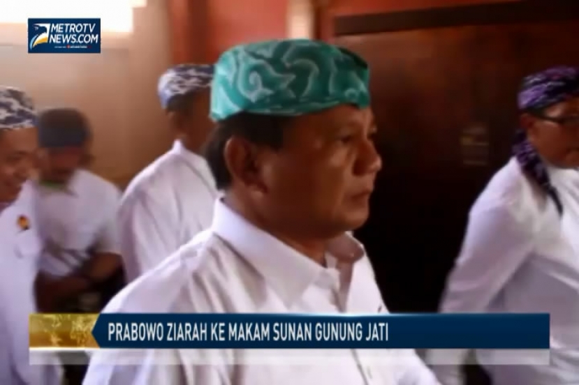 Prabowo Ziarah ke Makam Sunan Gunung Jati