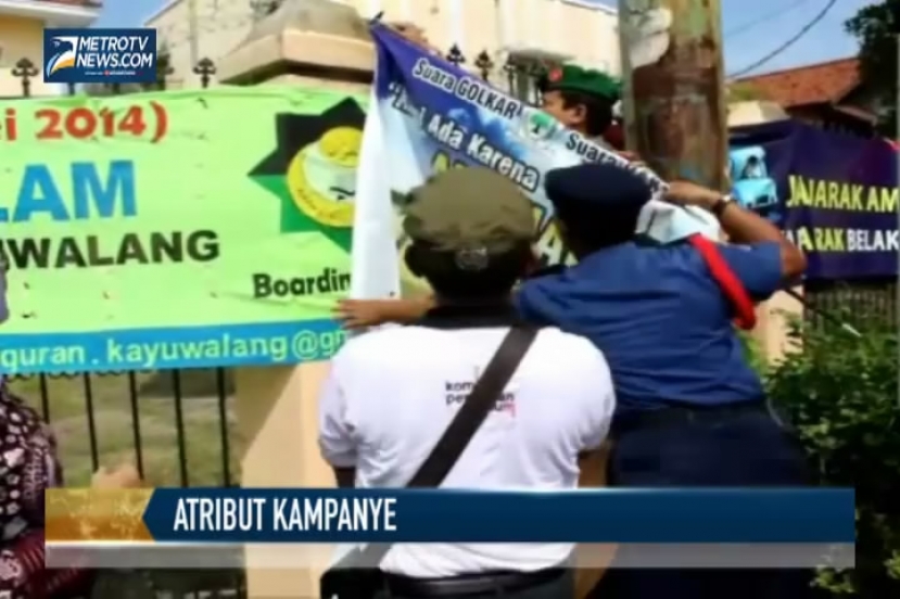 Muspida Tertibkan Atribut Kampanye