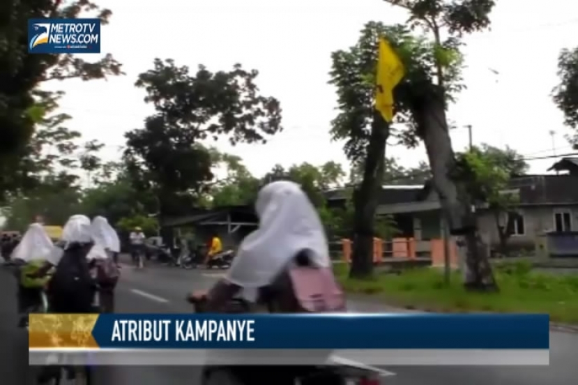 Alat Peraga Kampanye masih Marak di Bojonegoro