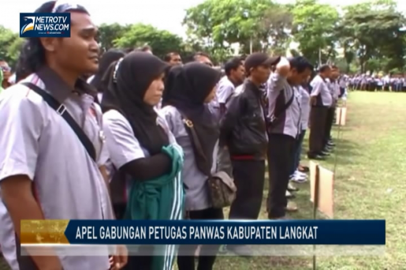 Apel Gabungan Petugas Panwas Kabupaten Langkat