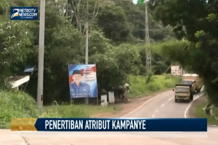 Atribut Kampanye Caleg masih Marak di Banten