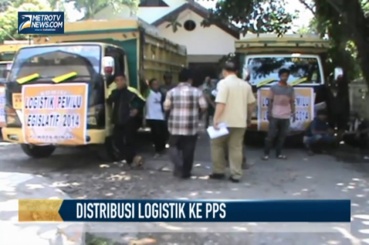 KPU Binjai Mulai Distribusi Logistik ke PPS