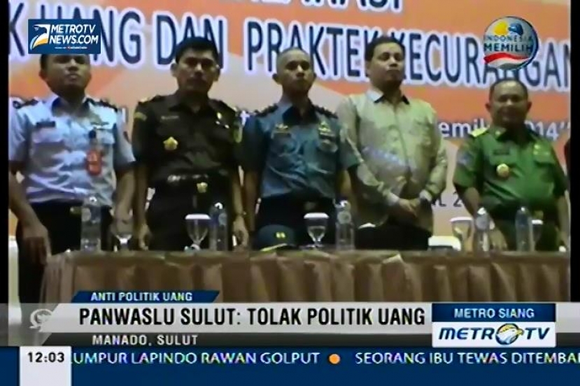 Panwaslu Sulut: Tolak Politik Uang