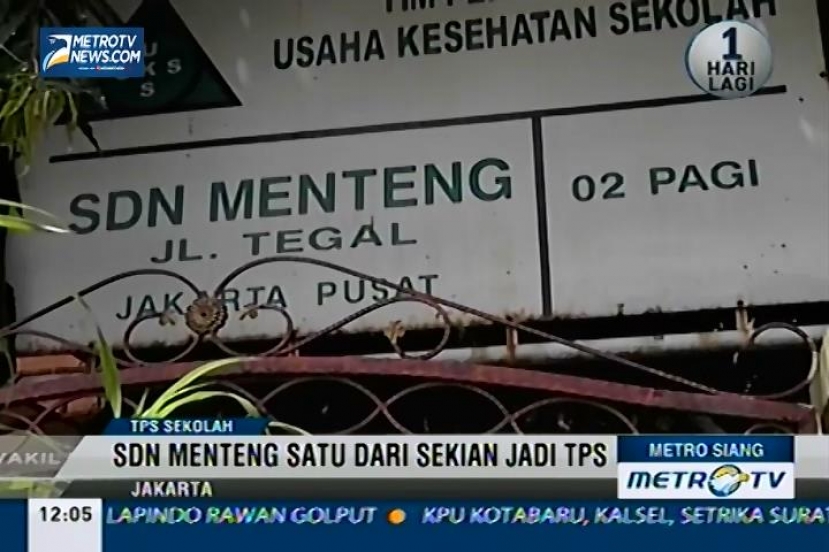 SDN Menteng Jadi TPS