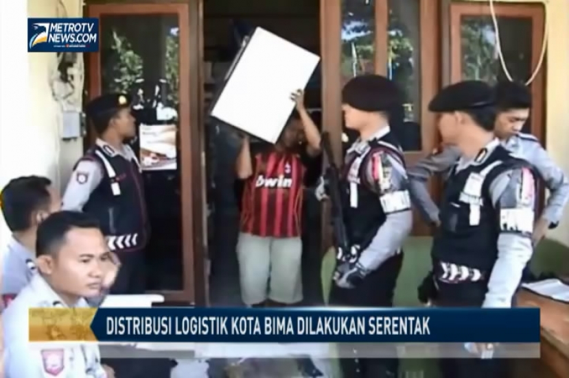 Distribusi Logistik Kota Bima Dilakukan Serentak