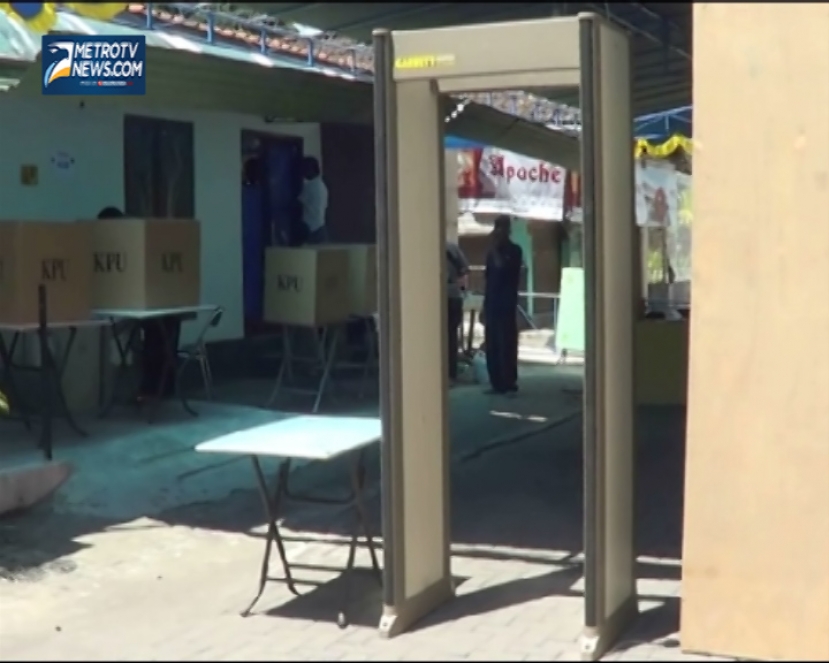 Paspampres Amankan TPS Tempat Boediono akan Mencoblos