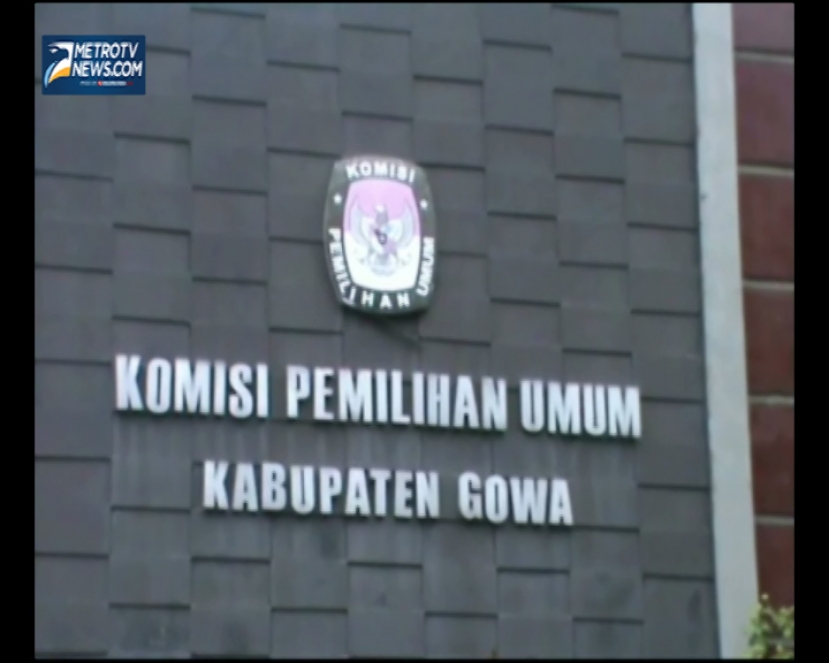 KPU Kabupaten Gowa Coret Tiga Caleg