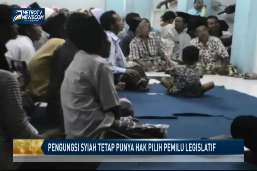 Pengungsi Syiah Tetap Punya Hak Pilih Pemilu Legislatif