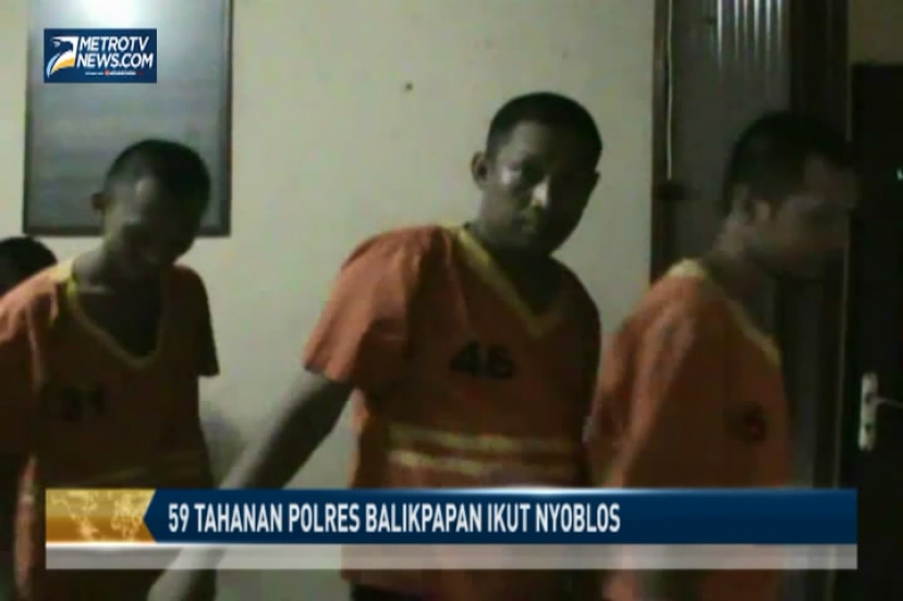 59 Tahanan Polres Balikpapan Ikut Nyoblos