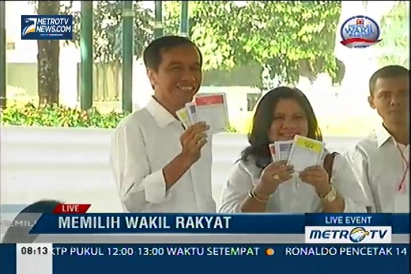 Usai Gunakan Hak Suara, Jokowi Sambangi Megawati
