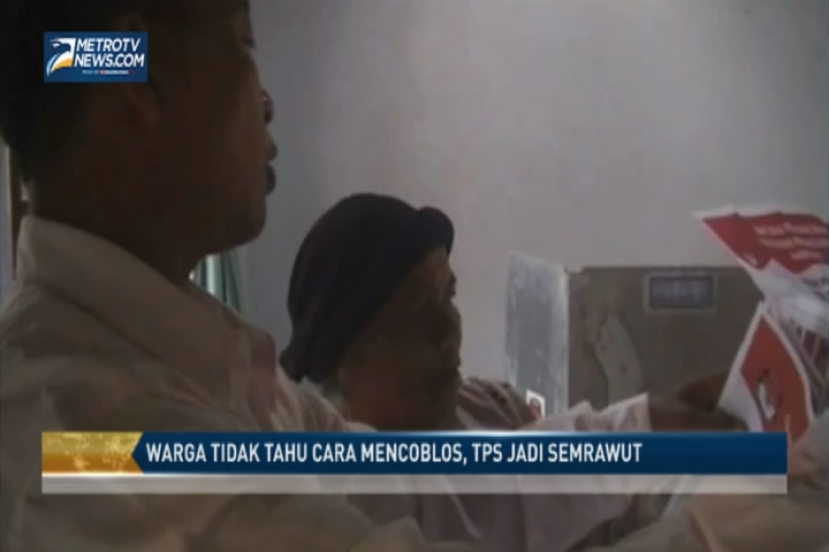 Warga Tidak Tahu Cara Mencoblos, TPS Jadi Semrawut