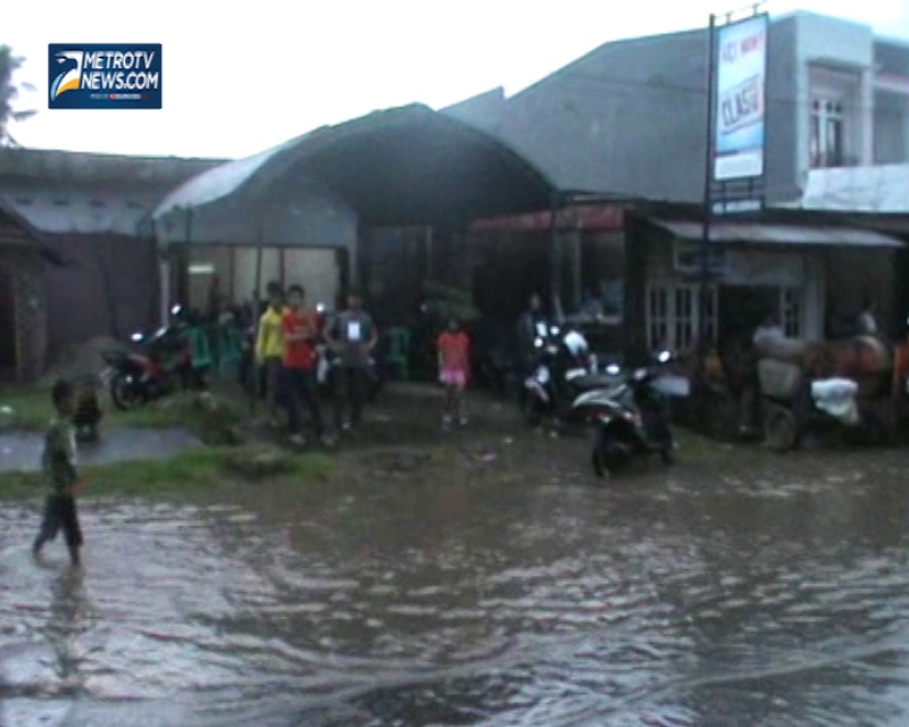 Penghitungan Surat Suara di Tengah Banjir