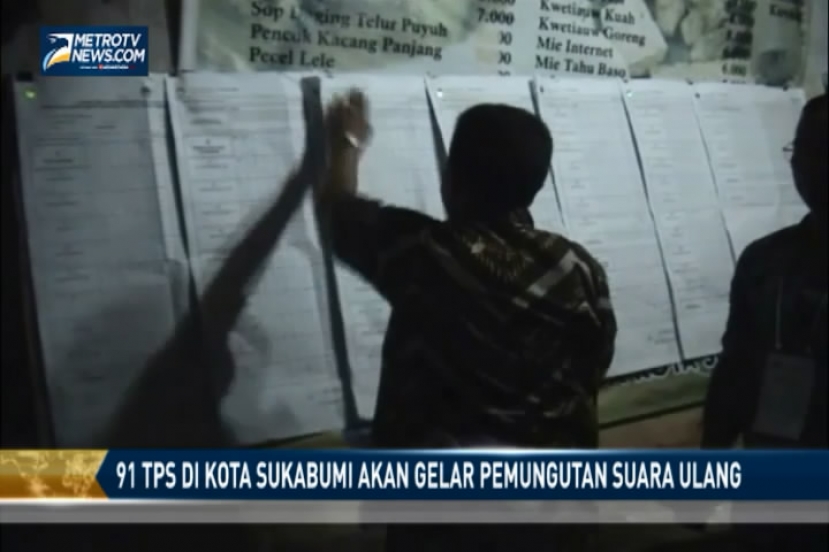 91 TPS di Kota Sukabumi Akan Gelar Pemungutan Suara Ulang