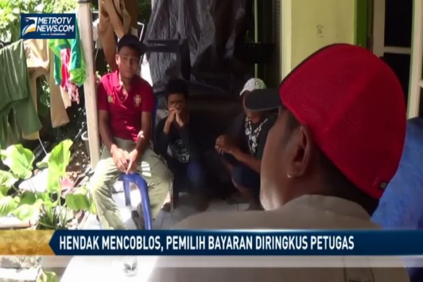Hendak Mencoblos, Pemilih Bayaran Diringkus Petugas
