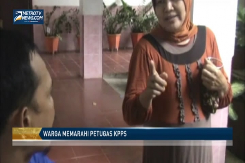 Tidak Boleh Mencoblos, Warga Marahi Petugas KPPS