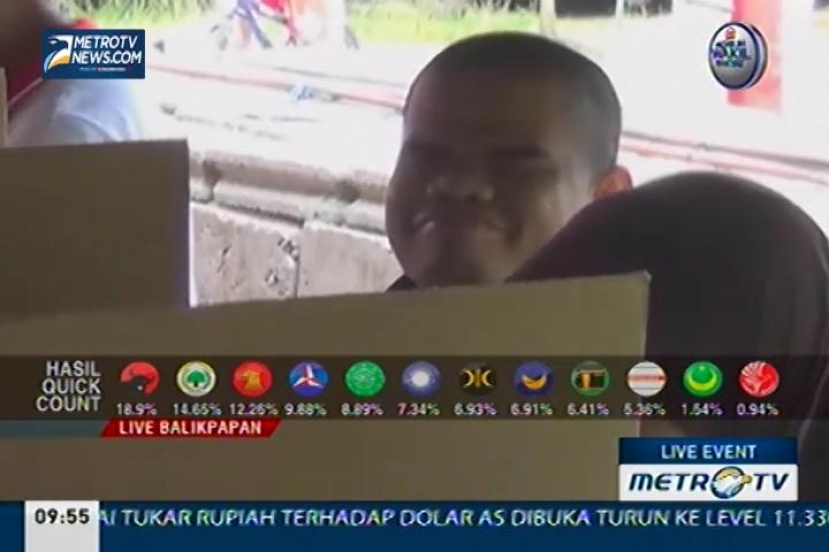 Puluhan Tuna Netra dan Penumpang Bandara Sepinggan Tidak Dapat Mencoblos