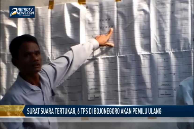 Surat Suara Tertukar, 6 TPS di Bojonegoro Akan Pemilu Ulang