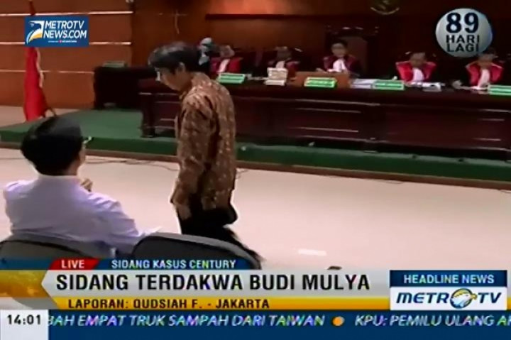 Sidang Terdakwa Budi Mulya
