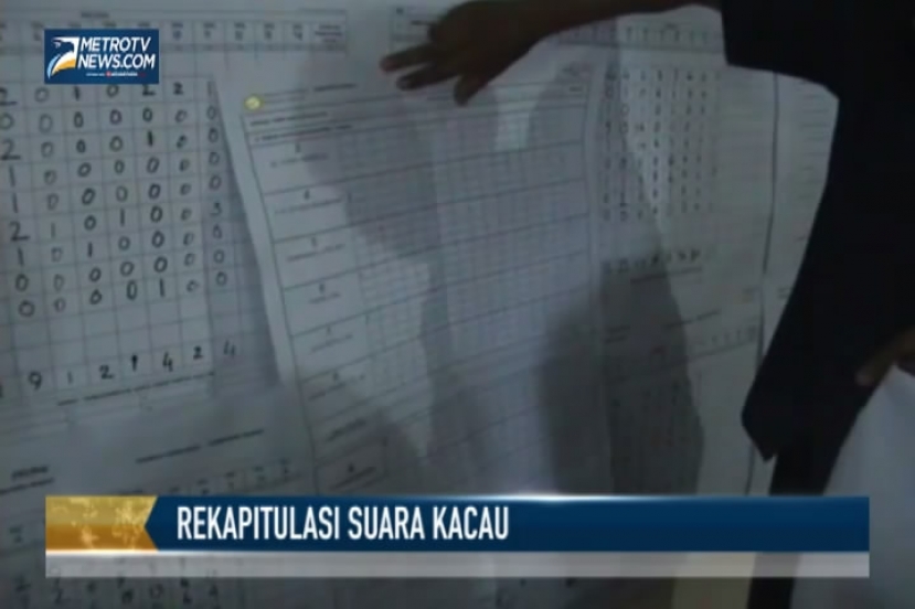 Rekapitulasi Suara di Padang Kacau