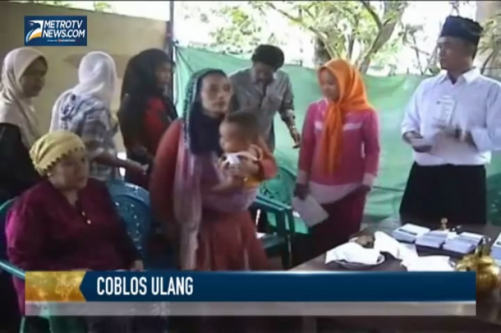 Warga Antusias Ikuti Pencoblosan Ulang