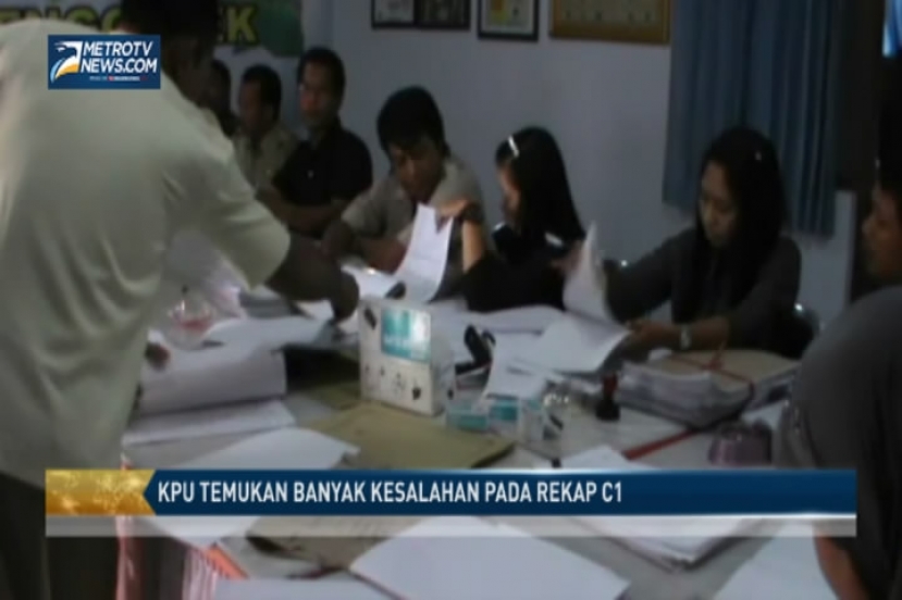 KPU Temukan Banyak Kesalahan Pada Rekap C1