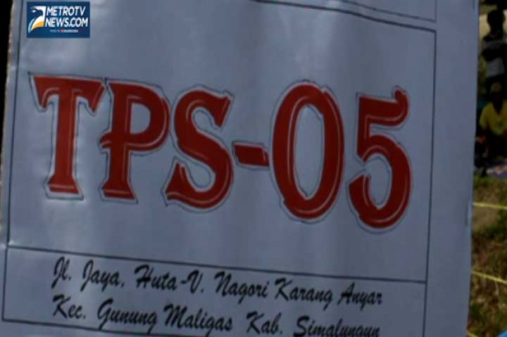 Tiga TPS di Simalungun Melakukan Pemungutan Suara Ulang