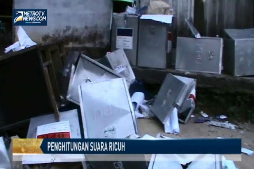 Penghitungan Suara Ricuh, Kotak Suara Dirusak dan Surat Suara Hilang