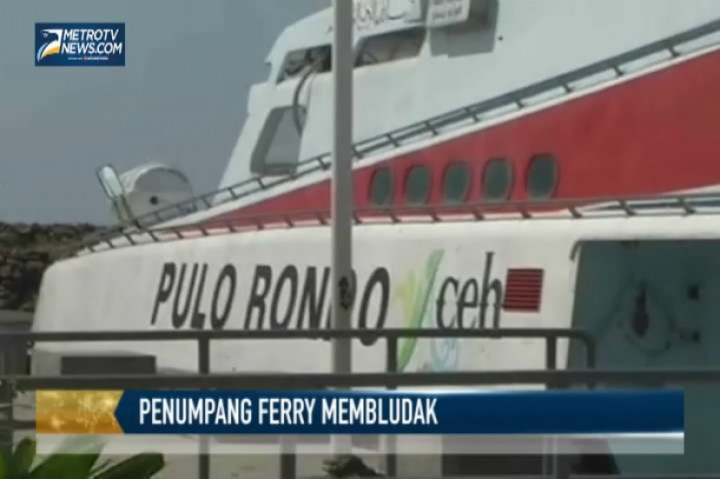 Arus Penumpang ke Sabang Meningkat 80 Persen