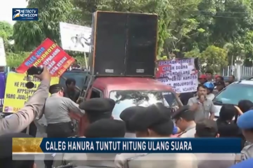 Caleg Hanura Tuntut Hitung Ulang Suara