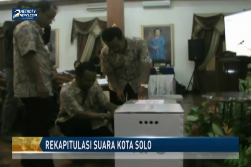 Dua Kecamatan Belum Selesai, KPU Solo Tetap Penghitungan Tingkat Kota