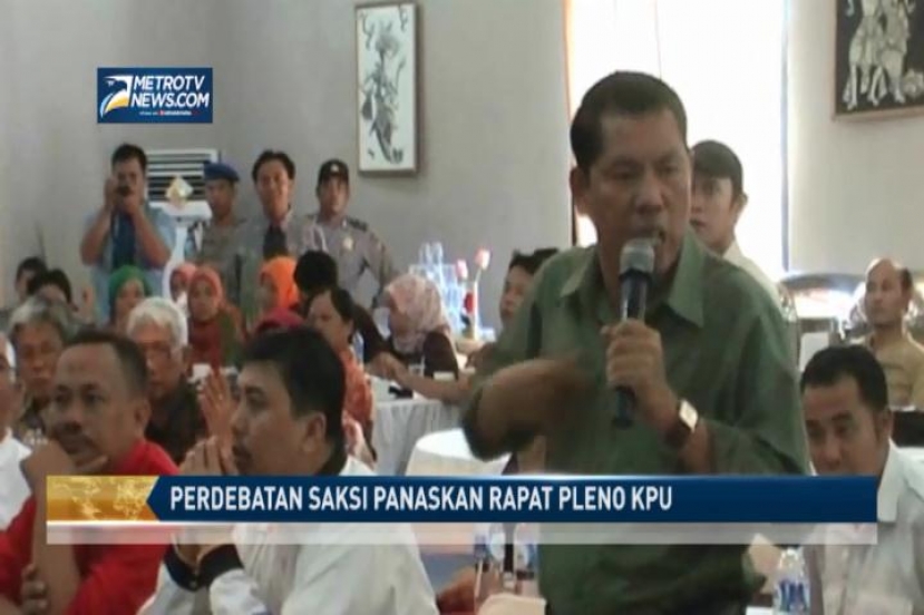  Perdebatan Saksi Panaskan Rapat Pleno KPU