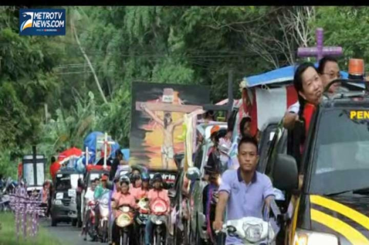 Perayaan Paskah di Kota Bitung