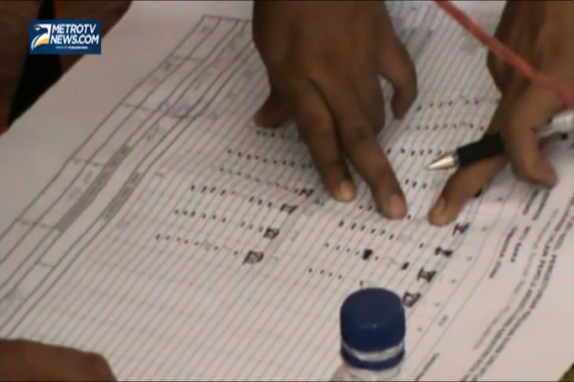 KPU Hitung Ulang Suara di Kecamatan Sei Suka