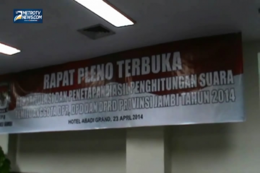 Jambi Mulai Rekapitulasi Suara, Tiga Kabupaten Belum Kirim Kotak Suara