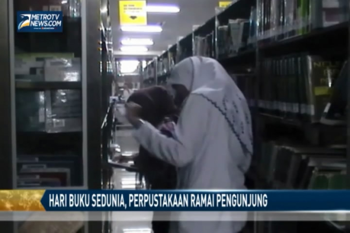Hari Buku Sedunia, Perpustakaan Ramai Dikunjungi Pelajar dan Mahasiswa