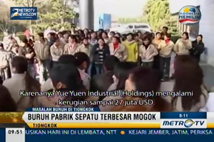 Xinwen: Buruh Tuntut Jaminan Sosial