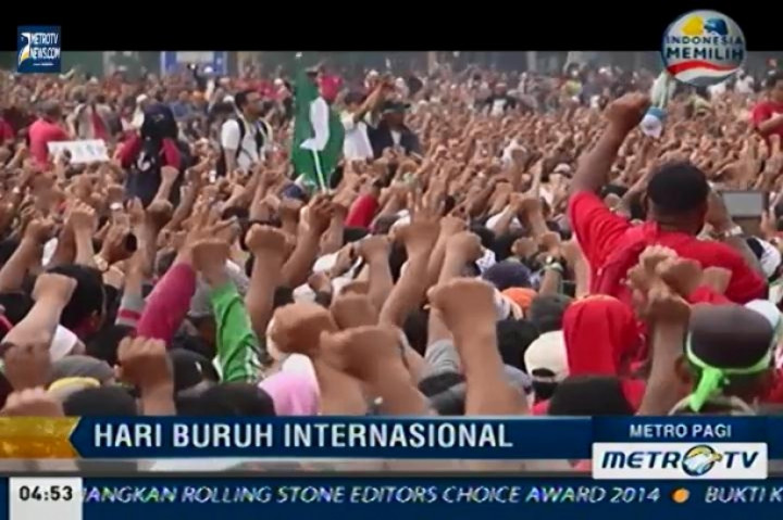 Aksi Buruh di Beberapa Negara dalam Memperingati Hari Buruh Internasional 