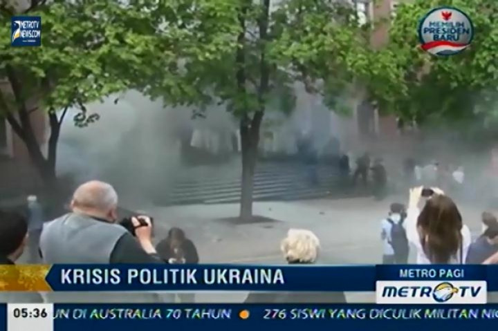 Peringatan Hari Buruh di Ukraina Berujung Kekerasan