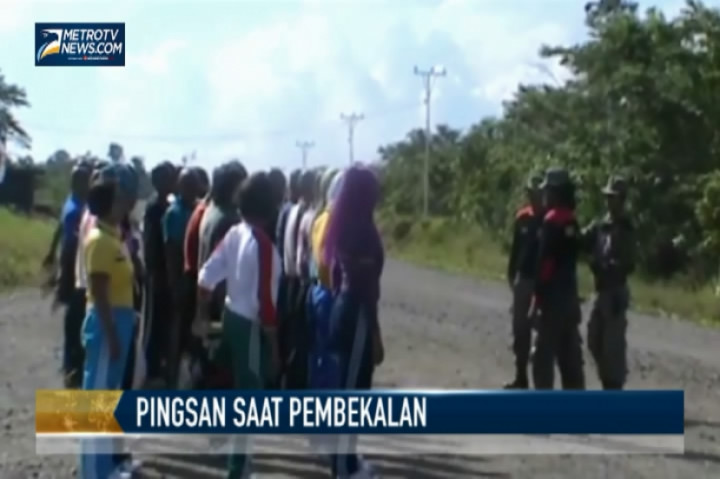 Belasan Praja Pingsan saat Pembekalan