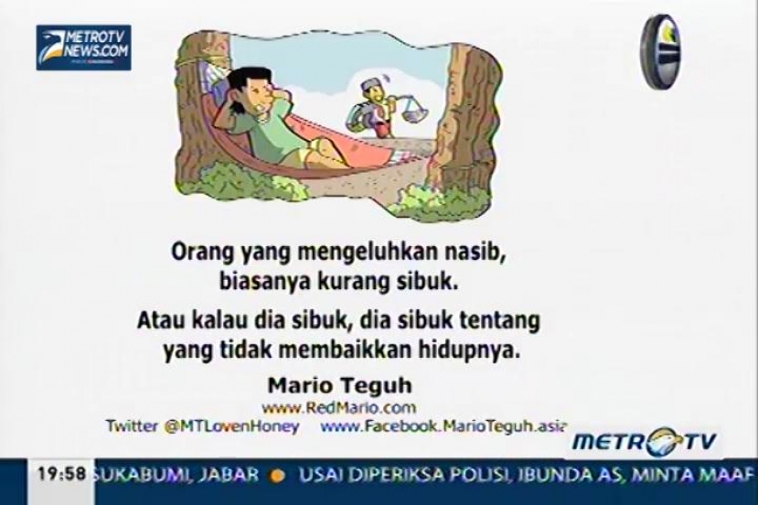 Mario Teguh- The Golden Ways: Galau Nasib (3)  