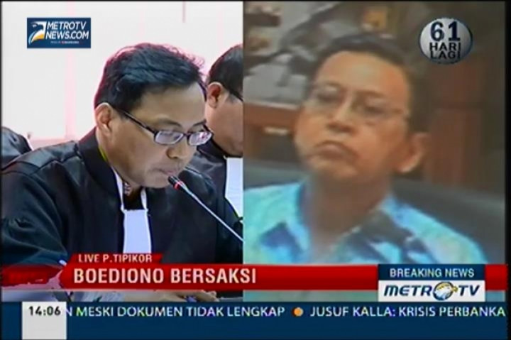 Kesaksian Boediono dalam Kasus Bank Century (10)