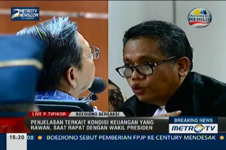 Kesaksian Boediono dalam Kasus Bank Century (16)