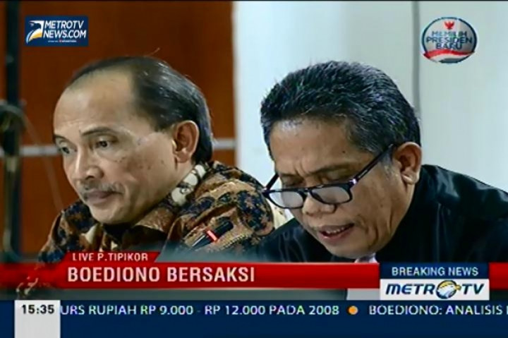 Kesaksian Boediono dalam Kasus Bank Century (17)
