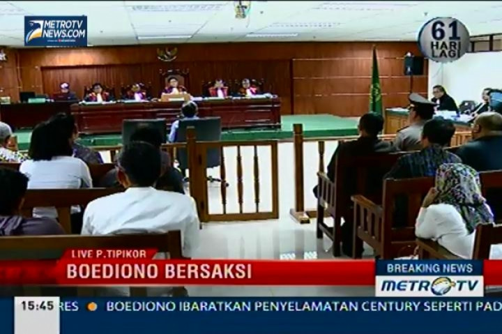 Kesaksian Boediono dalam Kasus Bank Century (18)
