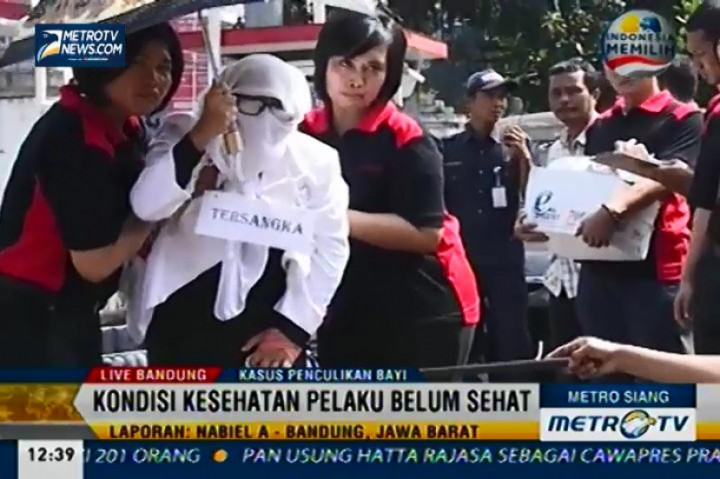 Polisi Gelar Rekonstruksi Penculikan Bayi di RS Hasan Sadiking-Bandung