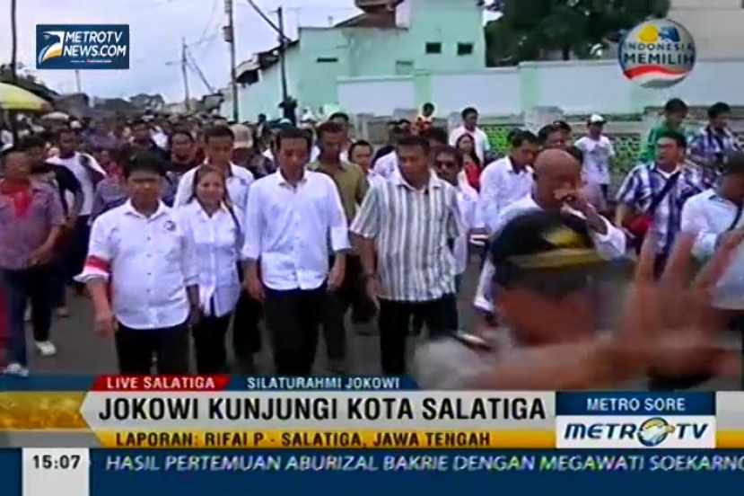 Jokowi Kunjungi Pasar Tradisional di Salatiga
