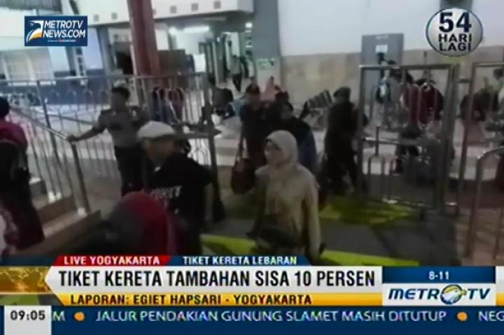 Tiket Kereta Api Tambahan Lebaran Ludes