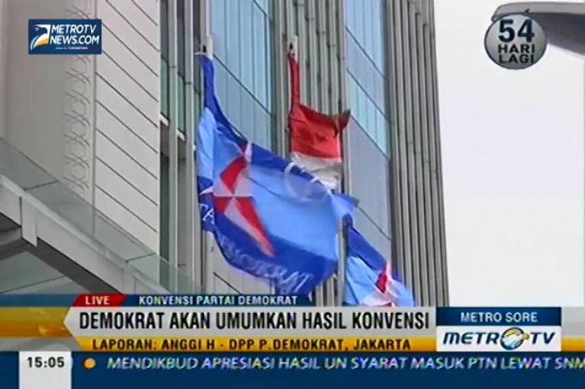 Demokrat Akan Umumkan Hasil Konvensi 