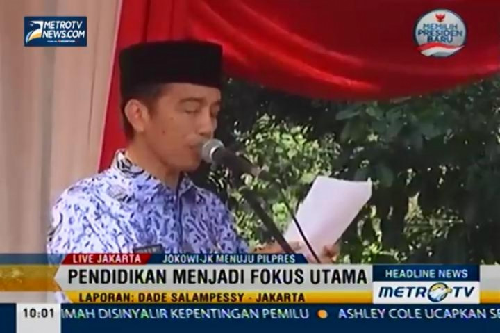 Jokowi Pimpin Upacara Harkitnas 2014