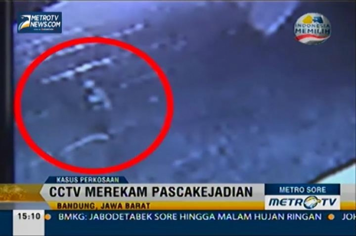 Korban Perkosaan Ditolong Pedagang Terekam CCTV